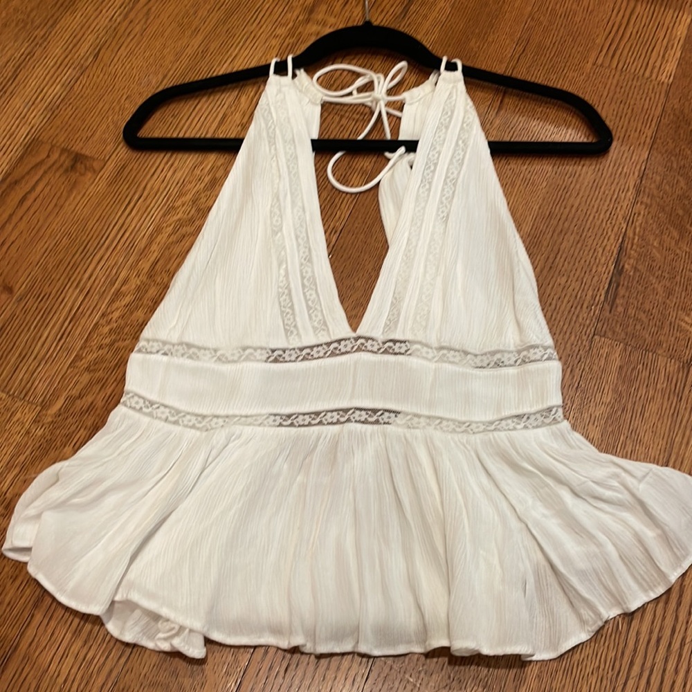 White lace top (Free People)